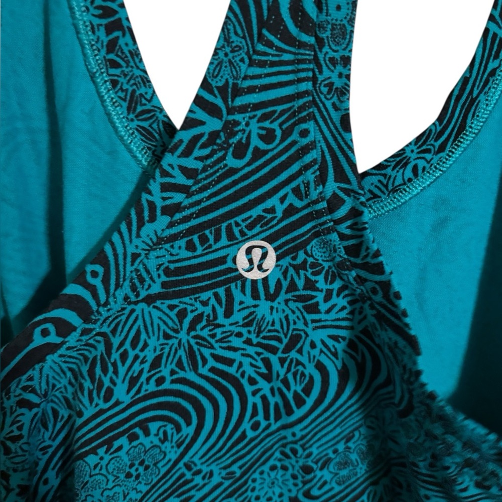 Lululemon Kitakami Veridian Green Racerback Tank Top Small - Picture 4 of 6